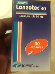 Gélule gastrorésistante à 30 mg (blanc et orange) contenant des microgranules gastrorésistants (blancs à blanc brunâtre) : Ø³Ø¹Ø± ÙˆÙ…ÙˆØ§ØµÙØ§Øª ÙƒØ¨Ø³ÙˆÙ„Ø§Øª Lanzotec Ù„Ø§Ù†Ø²ÙˆØªÙƒ Ù„Ø¹Ù„Ø§Ø¬ Ø§Ù„Ù‚Ø±Ø­Ø© Ø§Ù„Ù‡Ø¶Ù…ÙŠØ©