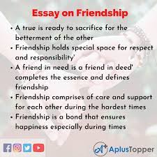 We did not find results for: Essay On Friendship Importance Of Friendship Essay For Students And Children In English A Plus Topper