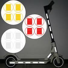 1 Set Of Scooter Reflective Stickers For Xiaomi Mijia M365 Pro Electric Scooter Decor Kits Reflective Electric Scooter