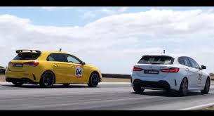 Bmw M135i And Mercedes Amg A35 Are Very Close In A Straight Line In 2020 Mercedes Amg Bmw Amg
