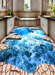 3d Peak Rolling Ocean Floor Wallpaper Murals Wall Print Decal 5d Aj Wallpaper Ebay Floor Wallpaper Floor Murals Mural Wallpaper