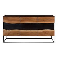 Buffet Alabama En Bois Et Metal En 2020 Bois Metal Couleurs De Bois Buffet Bois