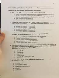 Free download here pdfsdocuments2 com. 1 Week 10 Bio2 Activity Meiosis Worksheet Name Chegg Com