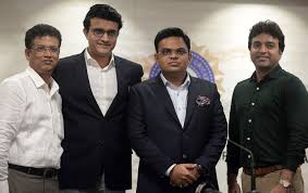 Amit shah's son jay shah will be the new secretary while arun dhumal will be the new treasurer. Bcci President Sourav Ganguly And Other New Bcci Office Bearers Joint Secretary Jayesh George L Secretary Jay Shah 2r And Treasurer Arun Singh Dhumal At The Board S Headquarters Photo