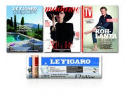 Rubriques et services du figaro. Le Figaro Week End Offer Subscription Daily Newspapers Uni Presse