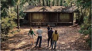 From The Whedonist Blog How The Cabin In The Woods Subverts The Horror Genre Anyone Turning Up A Late E Cabins In The Woods Into The Woods Movie Scary Houses