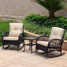 Check spelling or type a new query. Scammon Bay 3 Piece Wicker Rocker Conversation Set By Havenside Home Overstock 28575750