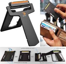Ultra Portable Carzor Card Razor Wallet Credit Card Mini Travel Mirror Blade Ebay Cool Inventions Travel Mirror Cool Gadgets