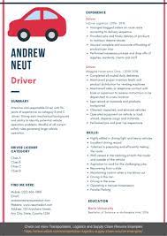 Resume format for job driver. Driver Resume Samples Templates Pdf Doc 2021 Driver Resumes Bot