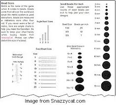 3 Bead Needle Sizes Chart Bead Needle Sizes Chart