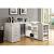 White L Shaped Desk