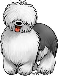 Jen S Dogs The Breed This Month Is The Old English Sheepdog English dogs old english sheepdog english shepherd cute sheep bearded collie dog illustration cartoon dog goldendoodle beautiful dogs. english sheepdog