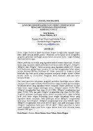 Studi karakteristik relasi parameter sifat fisik dan kuat tekan uniaksial pada contoh batulempung…: Pdf Jurnal Beton Bambang Supartono Academia Edu