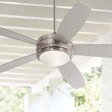 60 Casa Province Brushed Nickel Outdoor Led Ceiling Fan 61c70 Lamps Plus Led Ceiling Fan Ceiling Fan Outdoor Ceiling Fans