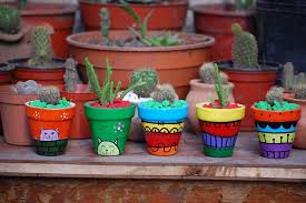 Ilustración de las plantas domésticas. Macetas De Barro Pintadas A Mano Cactus Macetas Casa 398346 Macetas Pintadas Macetas Decoradas Imagenes De Macetas