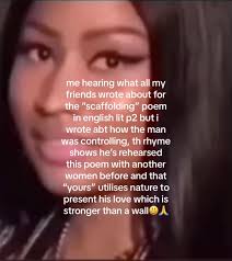 UH OH #gcse #english #englishliterature #scaffolding #controlling #yours  #poems #uk #foryou #unseenpoetry #gcse2023