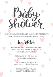 Write a custom host message including all the key details, like your registry and due date. 22 Baby Shower Invitation Wording Ideas