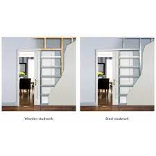 Sealing if you need to shut the door tightly for privacy, light blocking, or sound diminishing purposes, a tight seal may be necessary. Eclisse 34 In X 96 In Galvanized Steel Pocket Door Frame Kit 2 In X 4 In Wall Ekc3496 The Home Depot