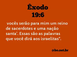 Êxodo 19:6 - NVI