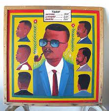 1960s West African Barbershop Sign Liste De Prix Chez Le Coiffeur Barbier L Afrique De L Ouest Barber Shop Sign African Hair Salon African