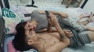 STEPBROTHER WHAT DO YOU THINK IF WE WATCH PORN TOGETHER- Horny stepbrothers  love to touch each other