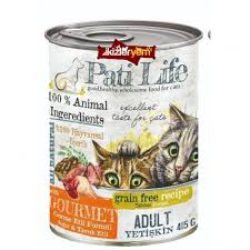 24 Lu Pati Life Tavuk Ve Sigir Etli Kedi Konserve Mama 415 Gr
