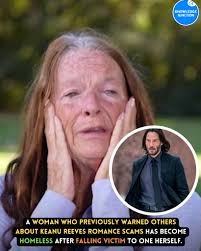 Katherine Goodson, a 67-year-old woman from California, became homeless  after falling victim to a Keanu Reeves romance scam, despite having  previously warned others about such frauds. Her ordeal started in 2022 when