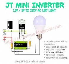 Skema Joule Thief Mini Inverter 220v Ac Rangkaian Elektronik Listrik Energi Alternatif