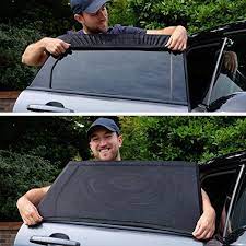 18 98 car window shade sun shade to protect your babyfrom harmful uv light easy setup in the rear side w car accessories car interior accessories suv camping