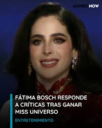 FÁTIMA BOSCH RESPONDIÓ CON FIRMEZA A LAS CRÍTICAS TRAS SU CORONACIÓN,  REFORZANDO SU FE Y COMPROMISO. 👉 Mira lo que dijo:  https://mundo.social/3M2B0sy