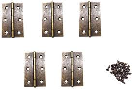 Maybe you would like to learn more about one of these? Cabinet Hinges Mcredy 2 4 Gate Closet Door Hinge Antique Bronze Folding Butt Hinge Wooden Box Hinge With Screws Pack Of 5 Amazon Com