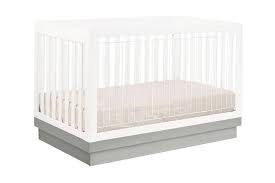 This design offers a hit of industrial element with its sliver metal fitted feet, the clear slats provide an airy, open feel that seamlessly blends with your. Clear Acrylic Harlow 3 In 1 Convertible White Crib