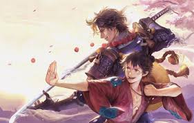 One piece images ace & luffy hd wallpaper and background photos. Wallpaper Sword Guys One Piece Portgas D Ace Monkey D Luffy Images For Desktop Section Syonen Download