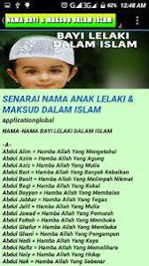 Jom kita lihat gabungan nama bayi lelaki dalam islam ini. Senarai Nama Bayi Lelaki Islam Gabungan Nama Bayi Lelaki Islam Terkini 2016 Kumpulan Rangkaian Nama Bayi Laki Laki Islami Dibawah Ini Mengombinasikan Berbagai Kata Dari Garykun