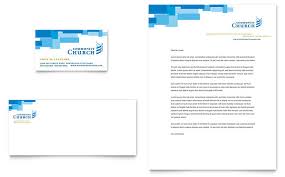 Create stunning letterheads designs in minutes by customizing our easy to use templates. Community Church Business Card Letterhead Template Design
