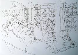 There are many pics regarding with drawing of any festival out there. Drawings Made At Comics Festivals By Andy Bleck