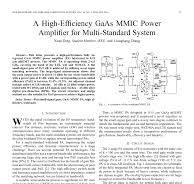 PDF) A high-efficiency GaAs MMIC power amplifier for multi ...