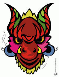 Chinese Dragon Mask Woo Jr Kids Activities Animal Masks Craft Printable Halloween Masks Dragon Mask