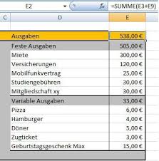 Infos zu schulden und ihrer verjährung: Budgetplaner Mit Excel Erstellen Budget Planer Finanzen Geldplaner