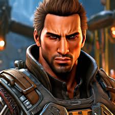 Grayson Hunt appeared only once in the Bulletstorm game." — image created  in Shedevrum