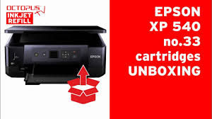 Then, i spent the next two hours trying to get it to install correctly. Epson Xp 540 Printer With Epson 33 Cartridges Initialization And Disable Firmware Updates Youtube