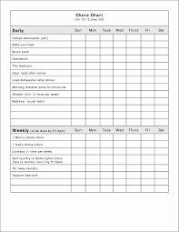 printable blank chore charts best of best s of blank weekly