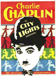 Charlie chaplin's city lights begins with the tramp sleeping on a monument honoring peace and prosperity, as it is unveiled to the public. City Lights 1931