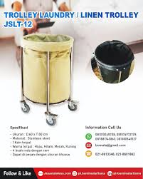 De seneste tweets fra jslt (@journalslt). Linen Trolley Stainless Steel Model Jslt 12 Linen Produk Makanan