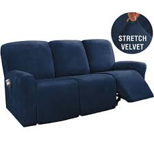 Maybe you would like to learn more about one of these? Buy 8pcs Recliner Sofa Covers Velvet Stretch Reclining Couch Covers For 3 Cushion Sofa Slipcovers At Affordable Prices Free Shipping Real Reviews With Photos Joom