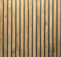 Revestimiento en listones de madera natural Strip Wall, Tarima2