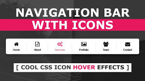 How did they made this navigation bar?. How To Create Navigation Bar With Icon Using Html And Css Css Horizontal Menu Bar With Icons Youtube