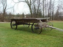 Oak Ih Hayrack On Steel Wheels For Sale Wheels For Sale Wooden Wagon Farm Wagons