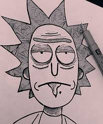 Weitere ideen zu rick und morty, rick and morty charaktere, zeichnen. Desenhe Seus Personagens Favoritos Metodo Fanart Aprenda Em Casa Art Sketches Doodles Doodle Art Drawing Rick And Morty Drawing