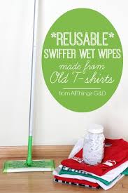 Reusable Swiffer Wet Wipes Made From Old T Shirts Swiffer Cleaning Hacks Wet Wipe